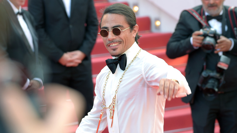 Salt Bae on red carpet