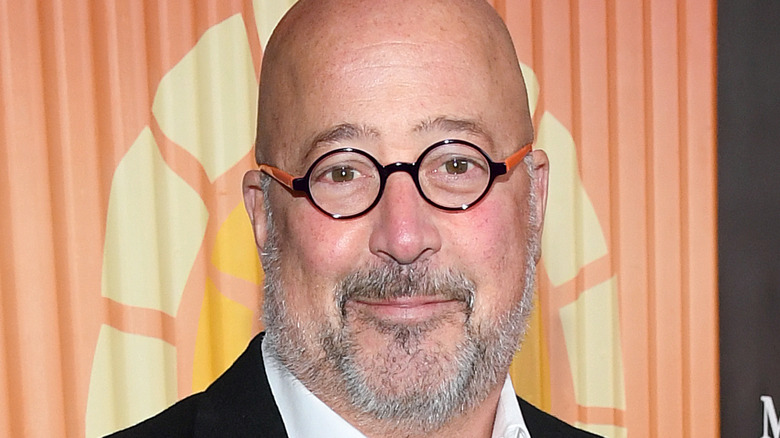 Andrew Zimmern with beard, head shot