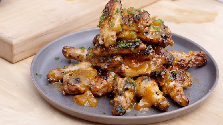 Andrew Zimmern grilled chicken wings