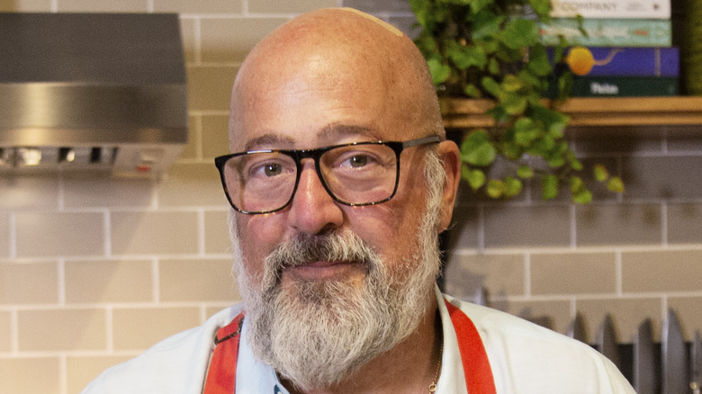 Andrew Zimmern cooking