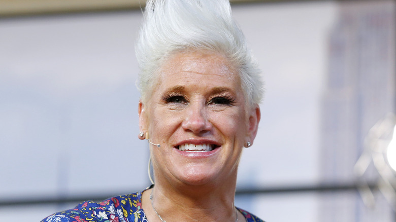 Anne Burrell smiles in close-up