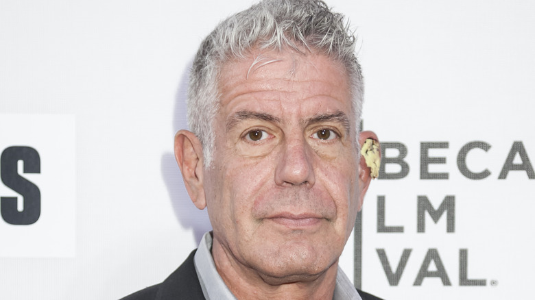 Anthony Bourdain closeup