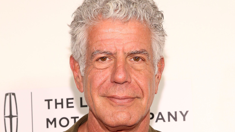 Anthony Bourdain smiling