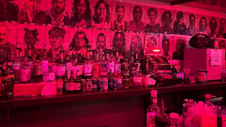 Interior of Siberia Bar in New York City