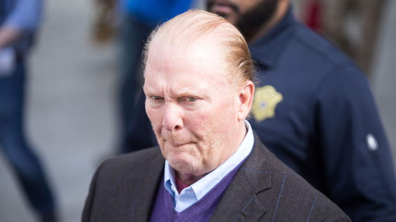 Mario Batali leaves Boston Municipal Court in May 2024