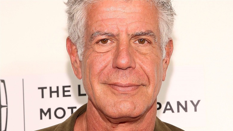 Anthony Bourdain smiling