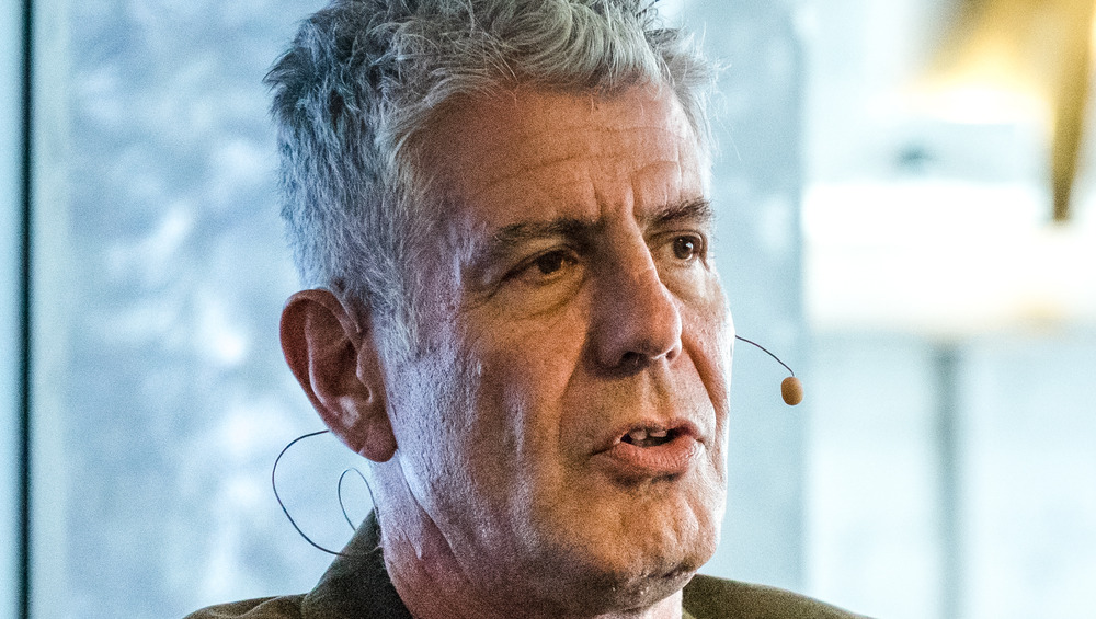 Anthony Bourdain speaking