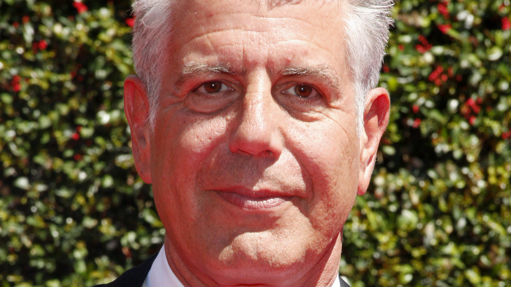 Anthony Bourdain close-up