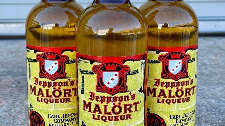 three bottles of Jeppson's Malört