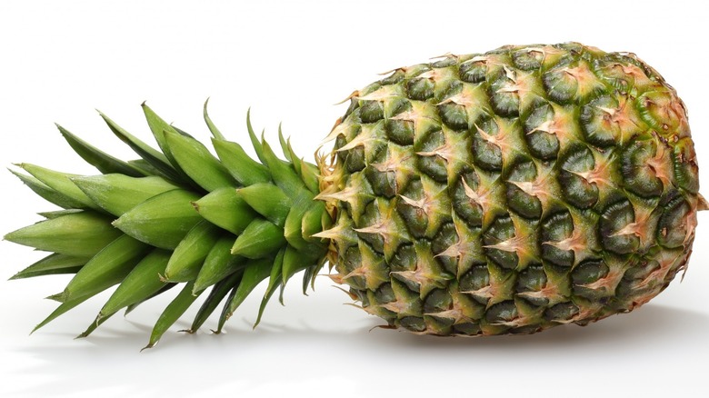 pineapple on its side