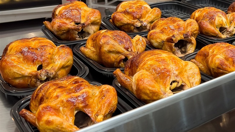 Heavenly rotisserie chickens