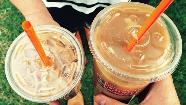 dunkin' iced coffee drinks