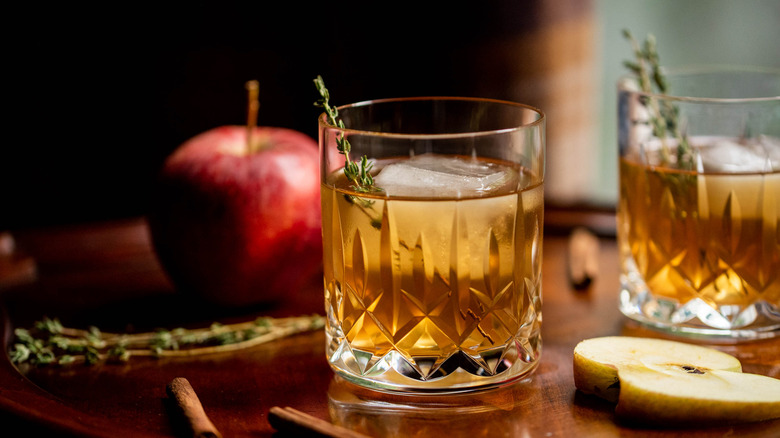 apple cider old fashioned