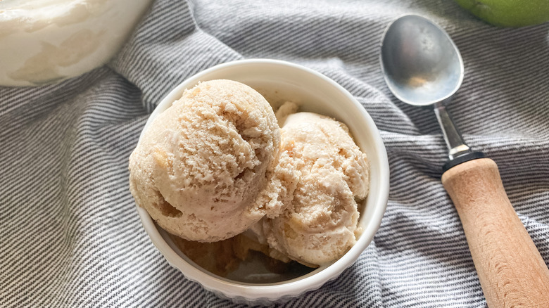 ice cream in a bowl 