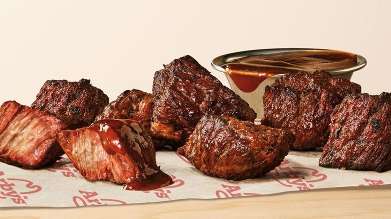 Arby's Steak Nuggets with BBQ Sauce