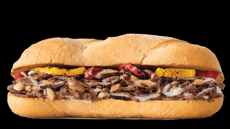 Arby's Prime Rib Cheesesteak sandwich