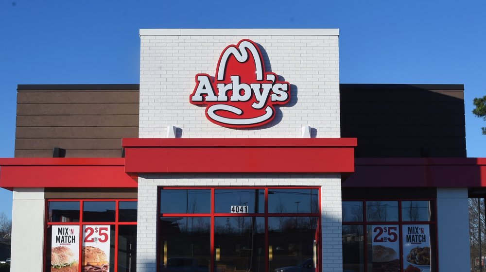 Exterior of an Arby's restaurant
