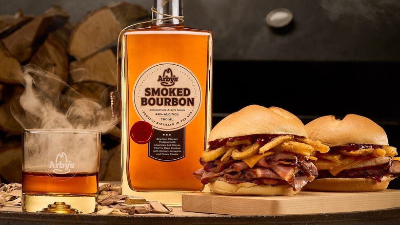 Arby's Smoked Bourbon and sandwiches