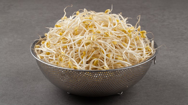 bowl of bean sprouts