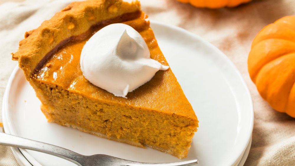 pumpkin pie slice