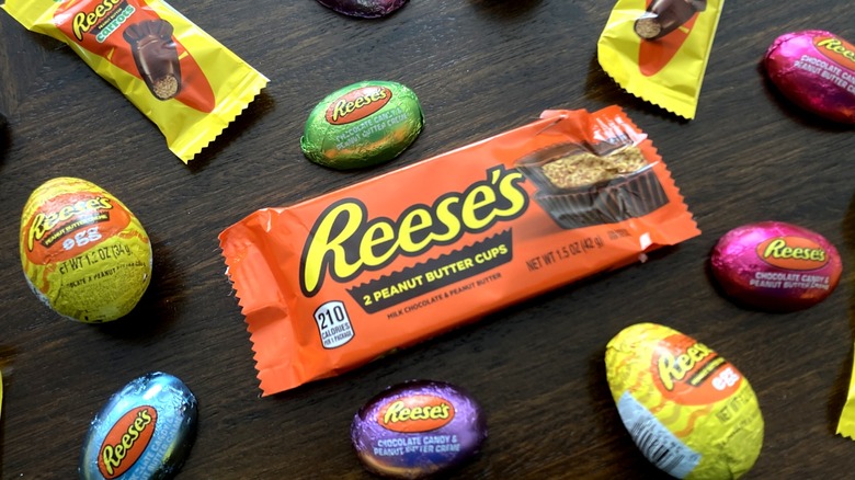 An assortment of Reese's Easter candies