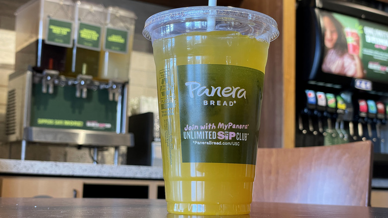 Panera Bread drink inside store