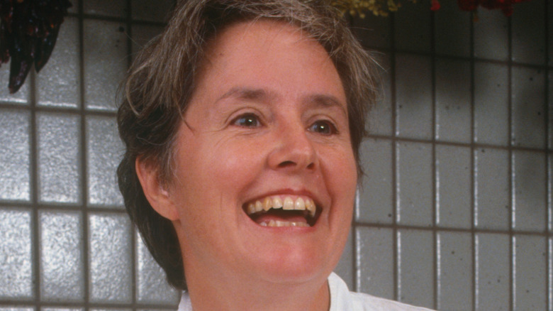 Alice Waters laughing