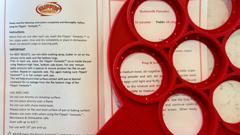 As Seen On TV Flippin' Fantastic silicone ring and instruction book