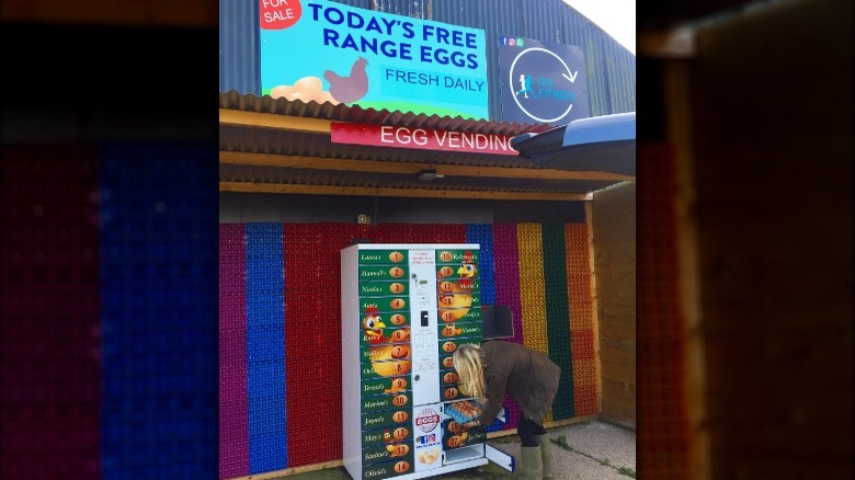 Egg vending machine in Ireland