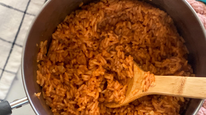 rice cooked