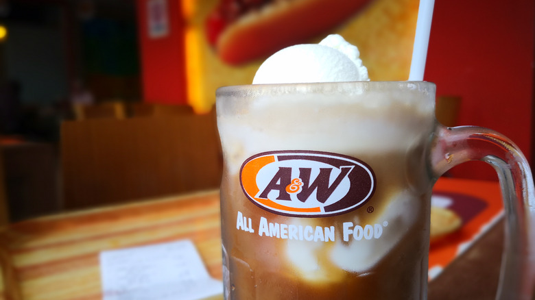 A&W root beer float