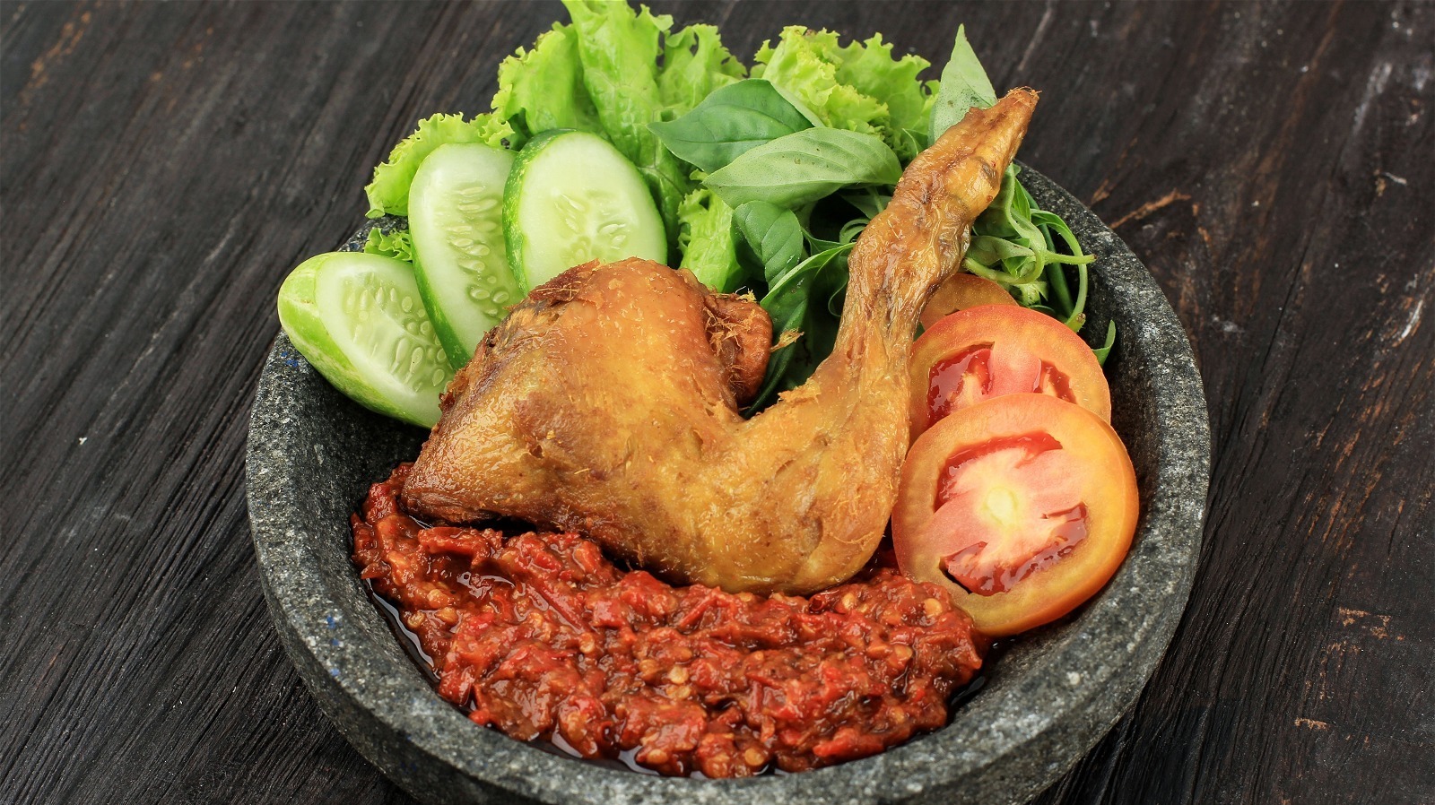 Ayam Penyet: The Smashed Fried Chicken Dish From Indonesia