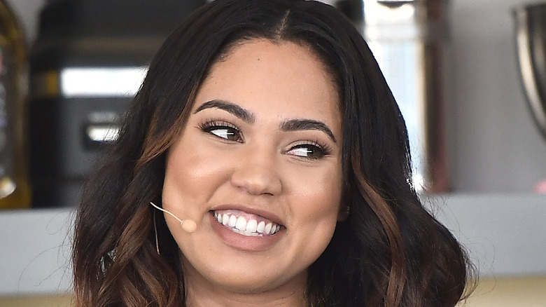 Ayesha Curry at cooking event