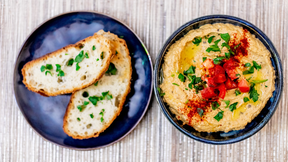 Baba ganoush in bowl