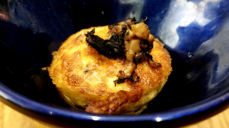 truffle mushroom egg bite