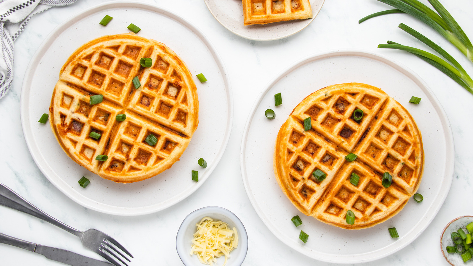 Bacon Cheddar Waffles Recipe