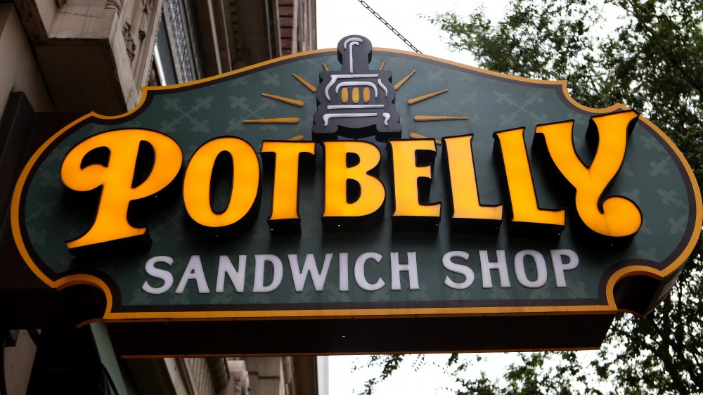 Potbelly Sandwich Shop sign