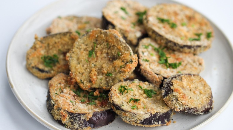 Healthy Baked Breaded Eggplant Recipe