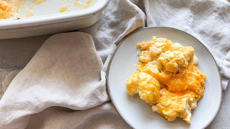 baked cauliflower with cheese