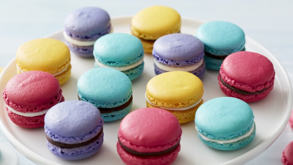 Colorful macarons