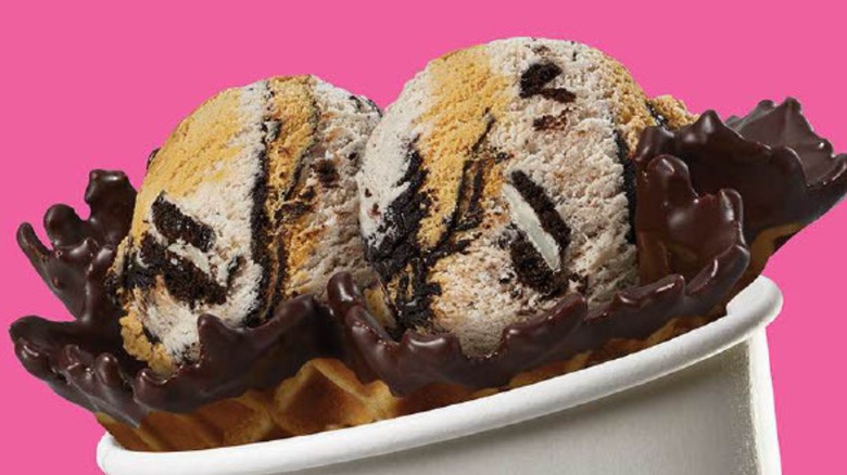 Baskin-Robbins Oreo S'mores ice cream