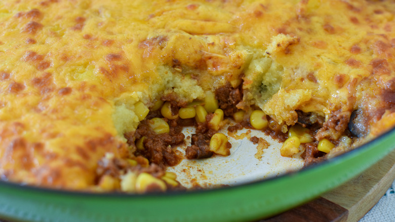 beef and cornbread tamale pie