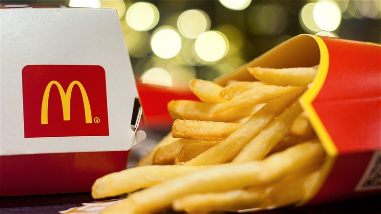 McDonald's burger and fries