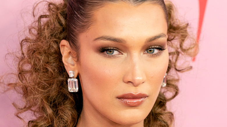 Close-up of Bella Hadid