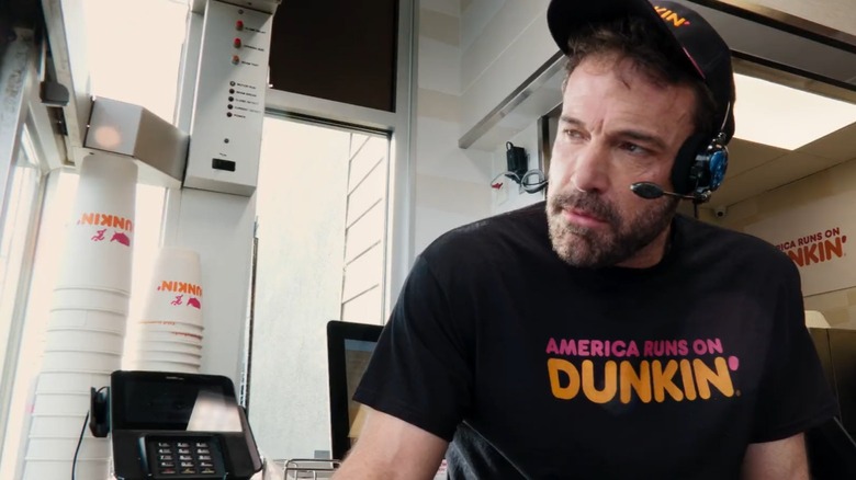 Ben Affleck at Dunkin' Donuts