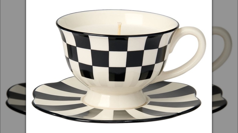 Aldi's Kirkton House Tea Cup Candle with Saucer
