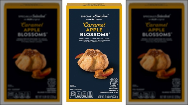 Aldi Specially Selected caramel apple blossoms box