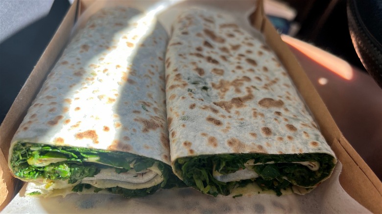 Hatz wrap from Zhengyalov Hatz in cardboard tray.