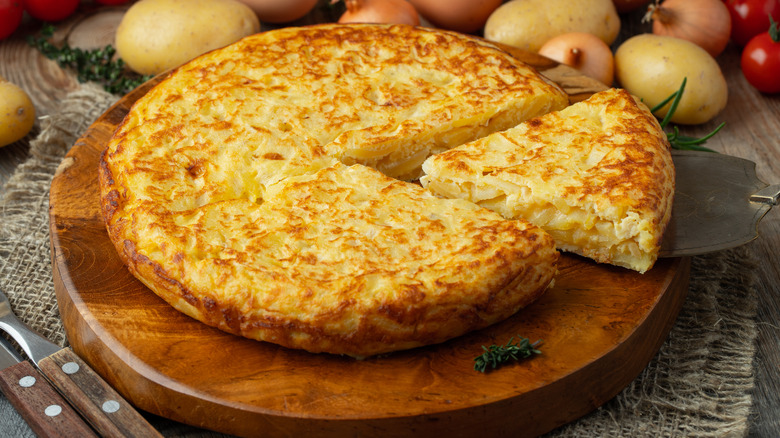 Spanish omelet with potatoes
