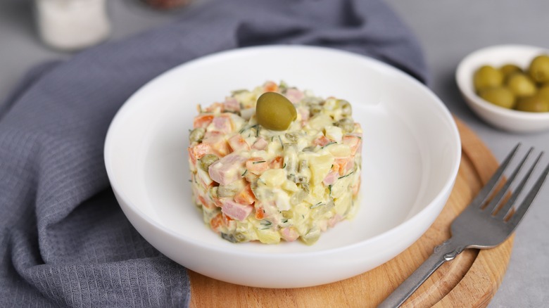creamy Russian potato salad 